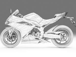 Honda CBR250RR Modelo 3D