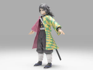 Tomioka Giyu - Kimetsu no Yaiba 3D Model
