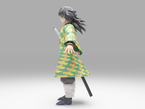 Tomioka Giyu - Kimetsu no Yaiba 3D Model