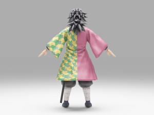 Tomioka Giyu - Kimetsu no Yaiba 3D Model