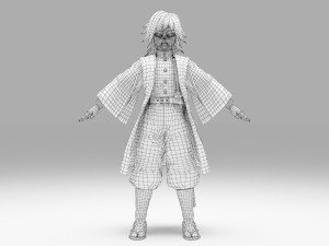 Tomioka Giyu - Kimetsu no Yaiba 3D Model