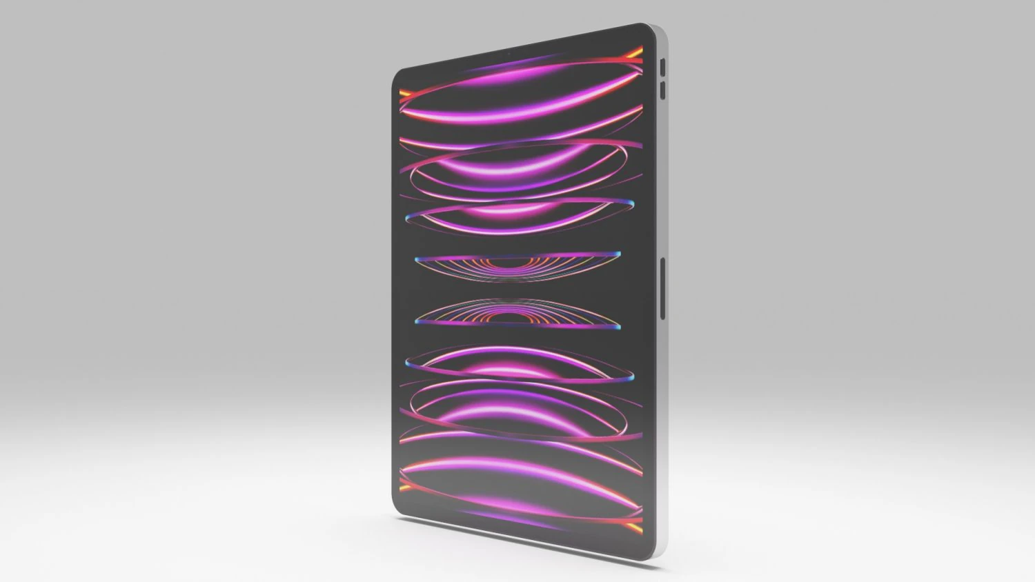 Apple iPad Pro 2022 3D Model .c4d .max .obj .3ds .fbx .stl .blend