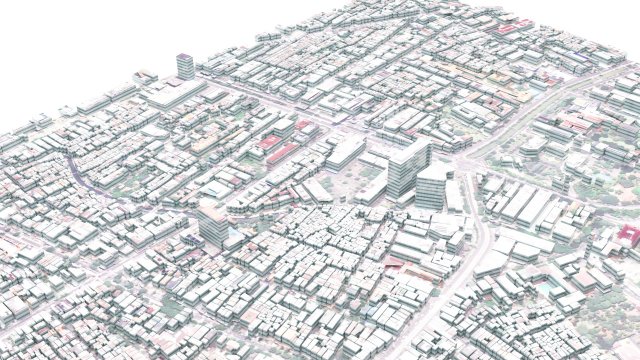 Jakarta City Indonesia 3D मॉडल .c4d .max .obj .3ds .fbx .stl .blend 