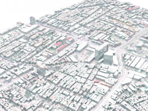 印度尼西亚雅加达市 3D 模型