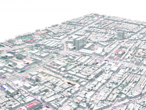 Jakarta City Indonesia 3D मॉडल