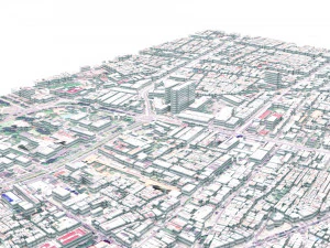 Jakarta City Indonesia 3D Model