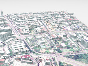 Jakarta City Indonesia 3D मॉडल