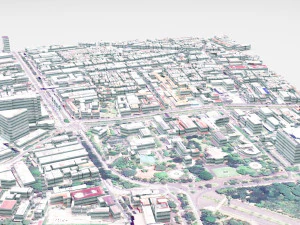 Jakarta City Indonesia 3D Model