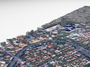Surabaya City Indonesia 3D Model