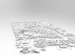 Surabaya City Indonesia 3D Model