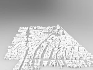Surabaya City Indonesia 3D Model