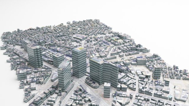 Shibuya Japan 3D Modell .c4d .max .obj .3ds .fbx .stl .blend