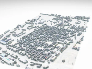 Osaka in Giappone Modello 3D