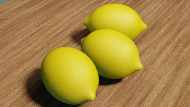 Lemon Modelo 3D .c4d .max .obj .3ds .fbx .stl .blend 