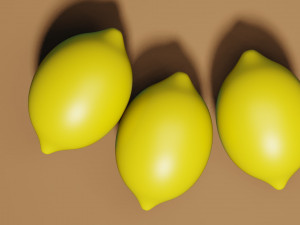 Lemon Modelo 3D