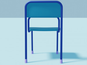 School Chair 3D 모델
