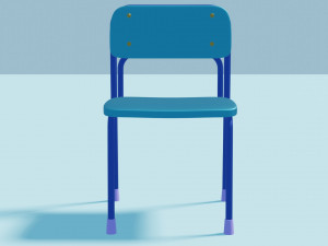 School Chair 3D 모델