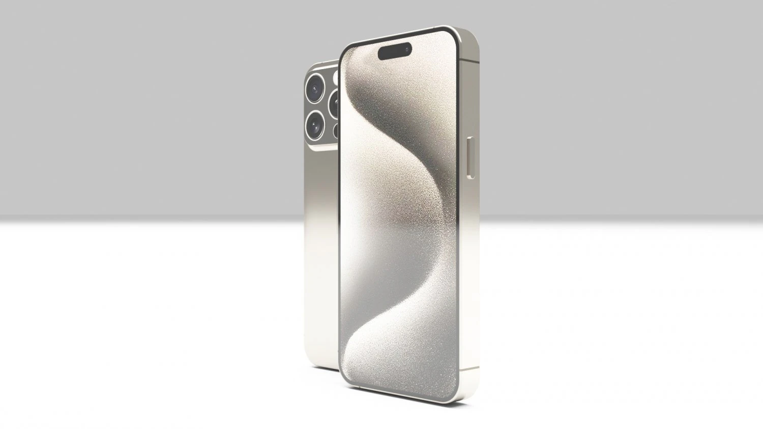 Apple iPhone 15 Pro Max 3D Model .c4d .max .obj .3ds .fbx .stl .blend 