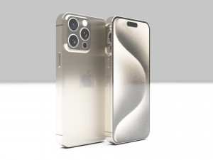 Apple iPhone 15 Pro Max 3D 모델