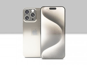 Apple iPhone 15 Pro Max 3D 모델