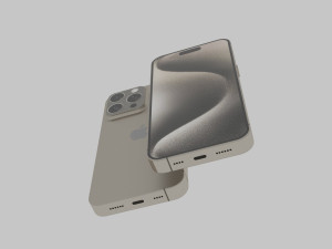 Apple iPhone 15 Pro Max 3D 모델