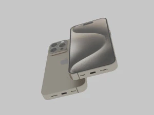 Apple iPhone 15 Pro Max 3D Model