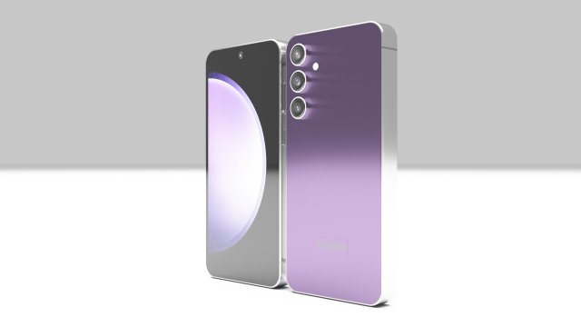 Samsung Galaxy S23 FE 3D Modell .c4d .max .obj .3ds .fbx .stl .blend