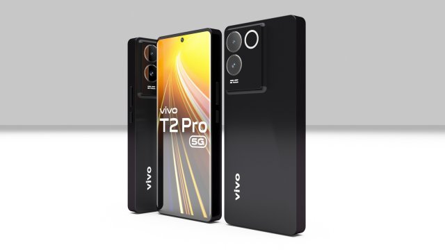 Vivo T2 Pro 5G 3D 모델 .c4d .max .obj .3ds .fbx .stl .blend
