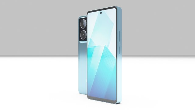 Vivo iQOO Z8 Modèle 3D .c4d .max .obj .3ds .fbx .stl .blend 