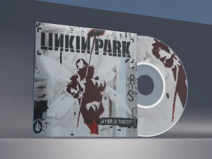 Disk Album Linkin Park Hybrid Theory 3D Model
