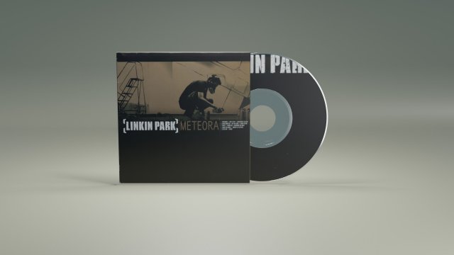 Disk Album Linkin Park Meteora 3D Model .c4d .max .obj .3ds .fbx .stl .blend 
