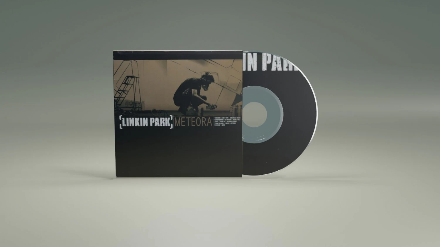 Disk Album Linkin Park Meteora 3D Model .c4d .max .obj .3ds .fbx .stl .blend 