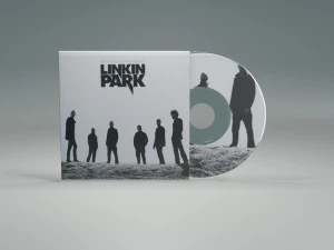 Disk Album Linkin Park Menit hingga Tengah Malam Model 3D