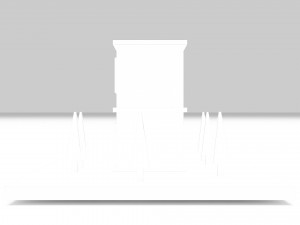 Two-Story House Building Cartoon Modello 3D