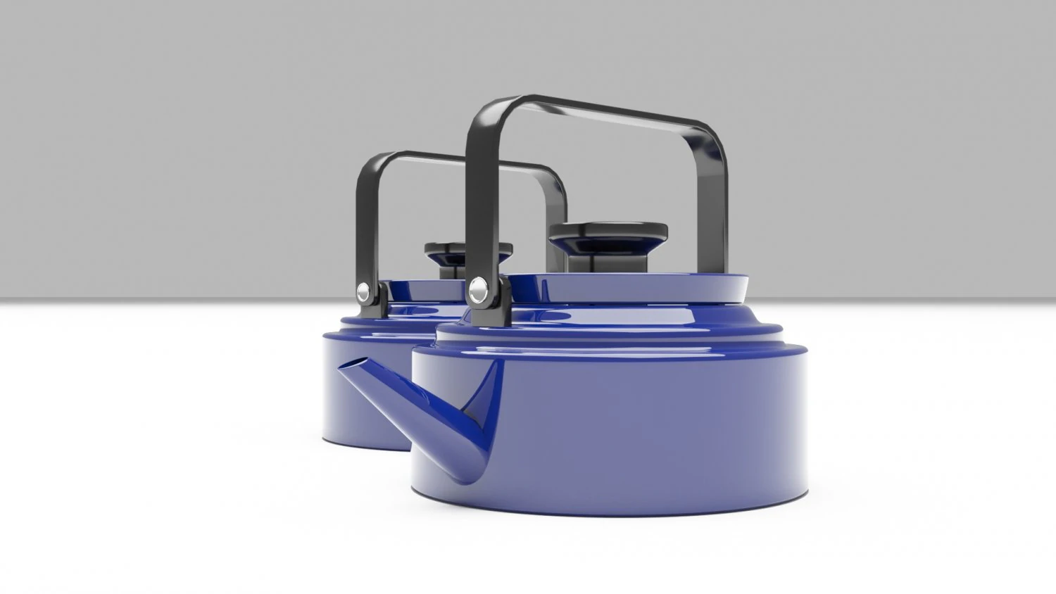 Ceramic Teapot 3D Model .c4d .max .obj .3ds .fbx .stl .blend