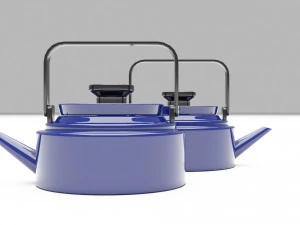 Ceramic Teapot 3D Model