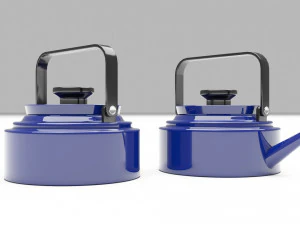 Ceramic Teapot 3D Model