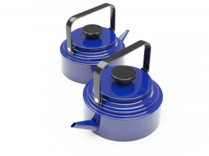 Ceramic Teapot 3D Model