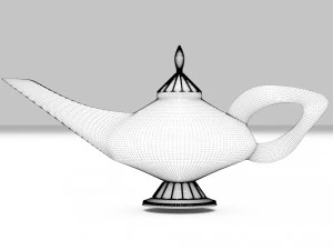 Magic Lamp 3D Model