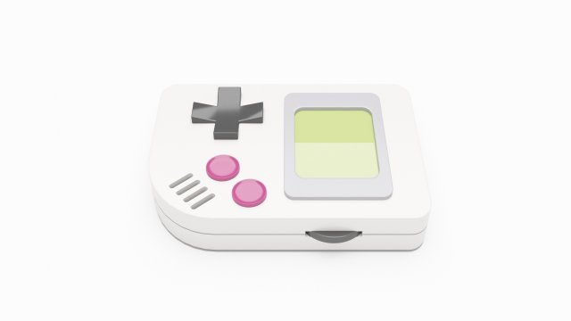 Nintendo Game Boy 3D model - Download Electronics on
