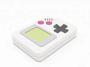 Game Boy Pocket 3D Model