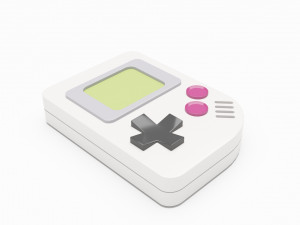 Game Boy Pocket Model 3D