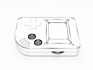Game Boy Pocket 3D Model