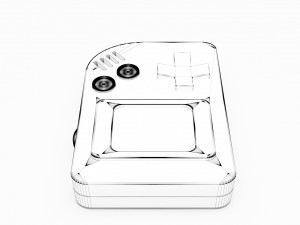 Game Boy Pocket Model 3D