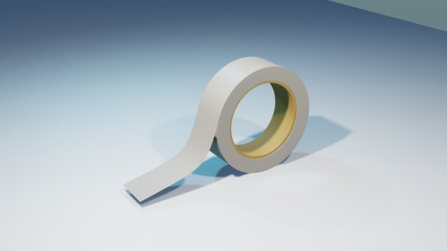 Duct Tape 3Dモデル .c4d .max .obj .3ds .fbx .stl .blend