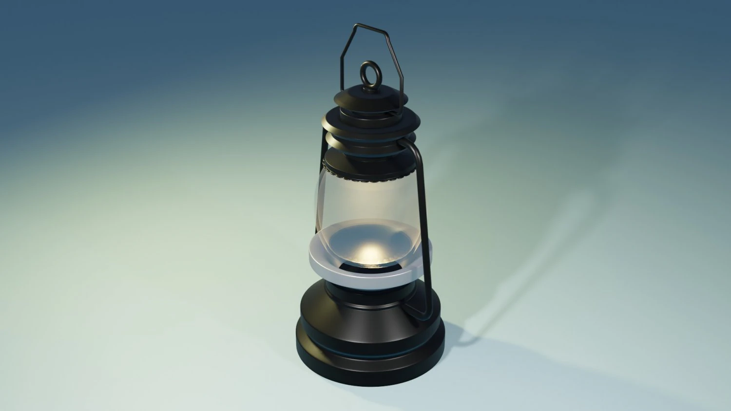 Lantern Light 3D Model .c4d .max .obj .3ds .fbx .stl .blend 