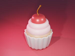 Cupcake 3D मॉडल