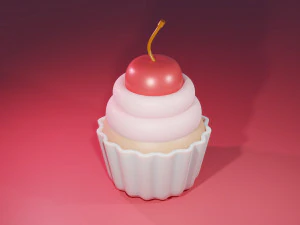 Cupcake Modello 3D