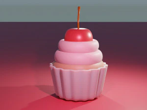 Cupcake 3D Model