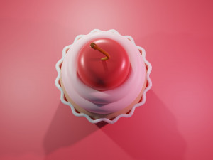 Cupcake Modèle 3D